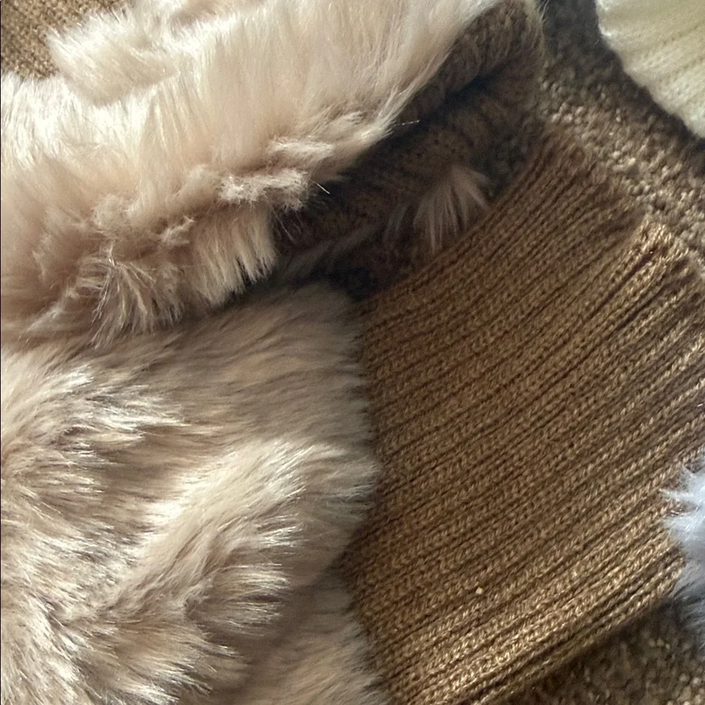 Faux Fur Knit Boot Cuffs Set - Picture 8 of 8